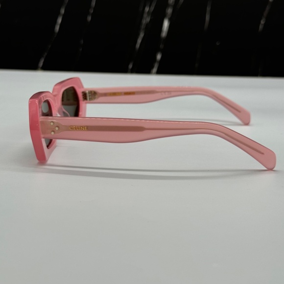 NEW CL40243I 72J CELINE PINK GREY GEOMETRIC WOMEN CELINE SUNGLASSES - Picture 7 of 12